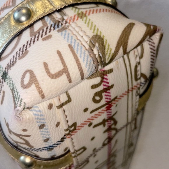 Coach Heritage Tattersall Graffiti Tote - Picture 10 of 15